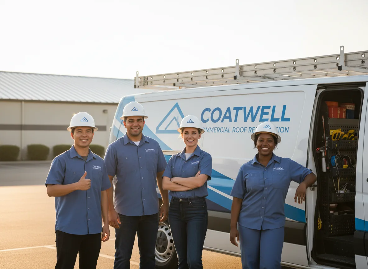 Commercial roof coating company in Cumberland, IA